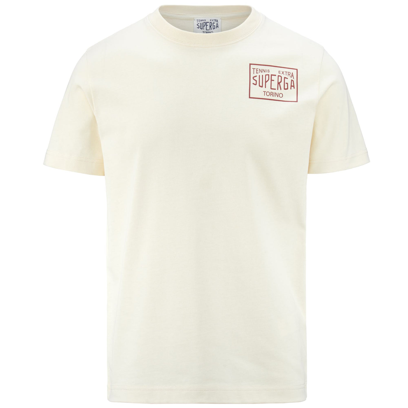 T-ShirtsTop Unisex T-SHIRT SUPERGA ARCHIVIO HISTORY LOGO T-Shirt BEIGE RAW-PICANTE Photo (jpg Rgb)			