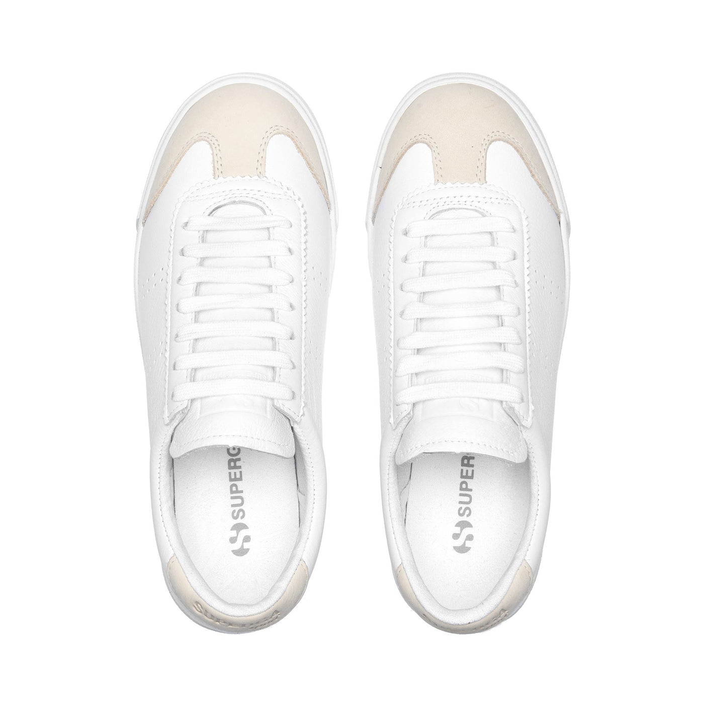 Sneakers Unisex 2843 CLUB S CAP BUTTERSOFT Low Cut WHITE-BEIGE GESSO Dressed Back (jpg Rgb)		