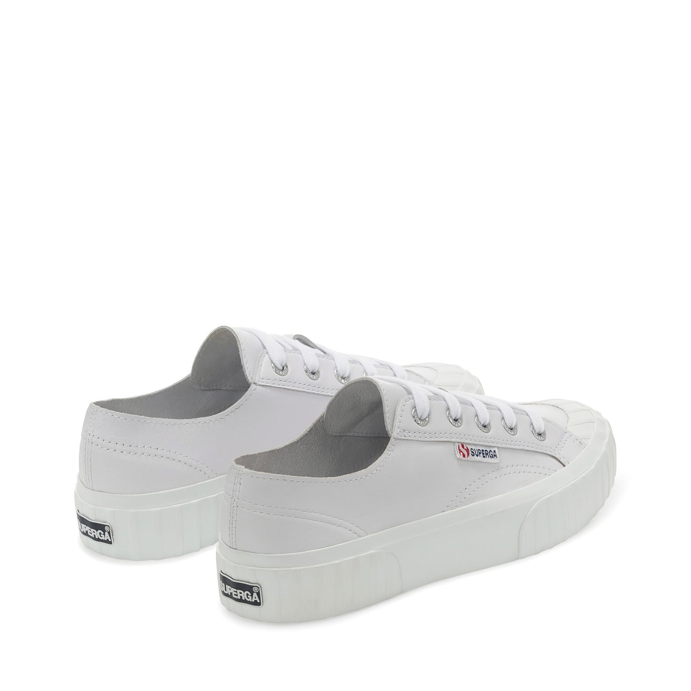 Sneakers Unisex 2630 STRIPE UNLINED NAPPA Low Cut OPTICAL WHITE Dressed Side (jpg Rgb)		