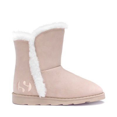 Boots Girl 4033 KIDS FAUX SUEDE Boot PINK ALMOND Photo (jpg Rgb)			