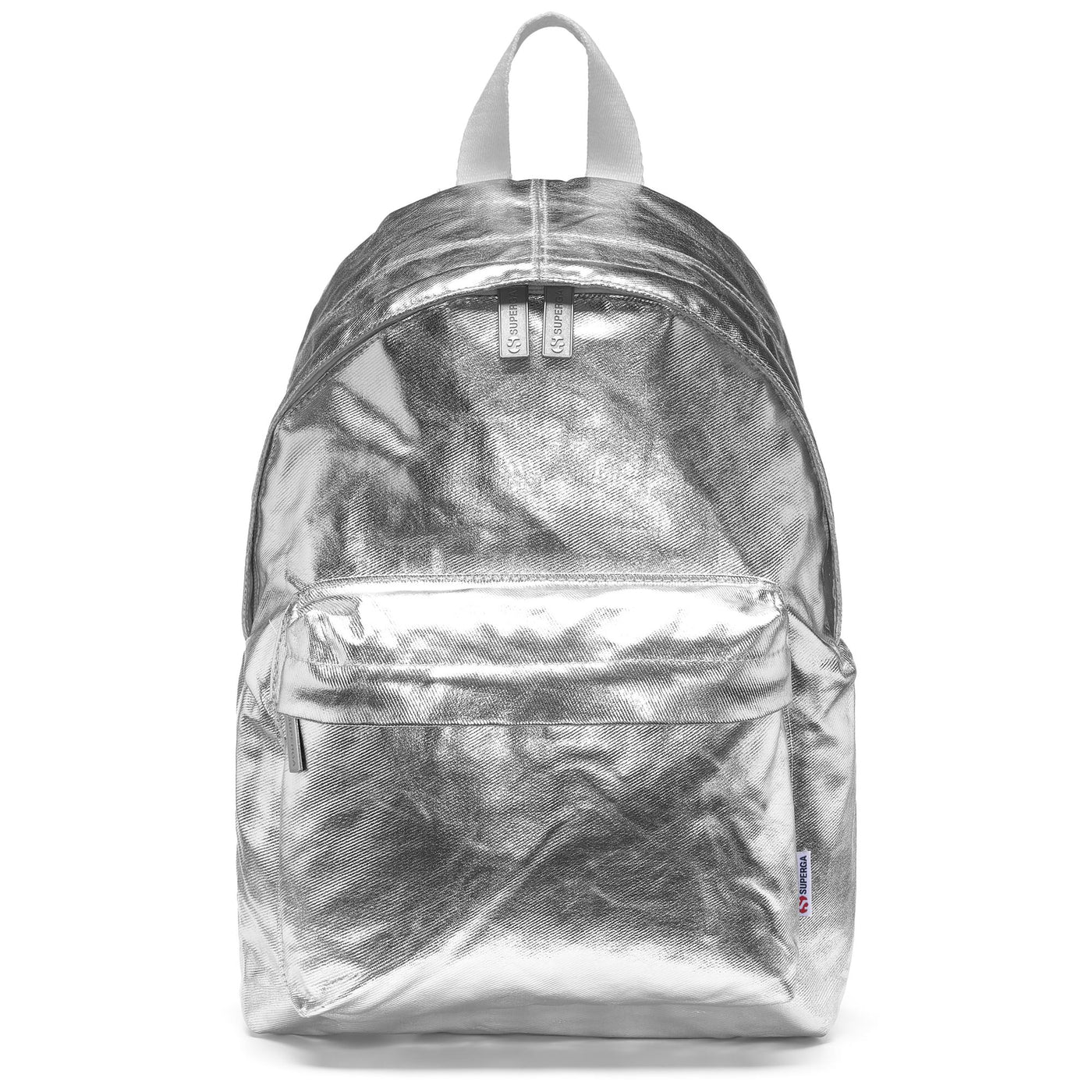 Bags Woman MINI BACKPACK METALLIC Backpack GREY SILVER Photo (jpg Rgb)			