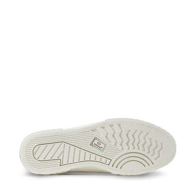 Sneakers Unisex 2630 STRIPE BUTTONED COTTON Low Cut WHITE Detail (jpg Rgb)			