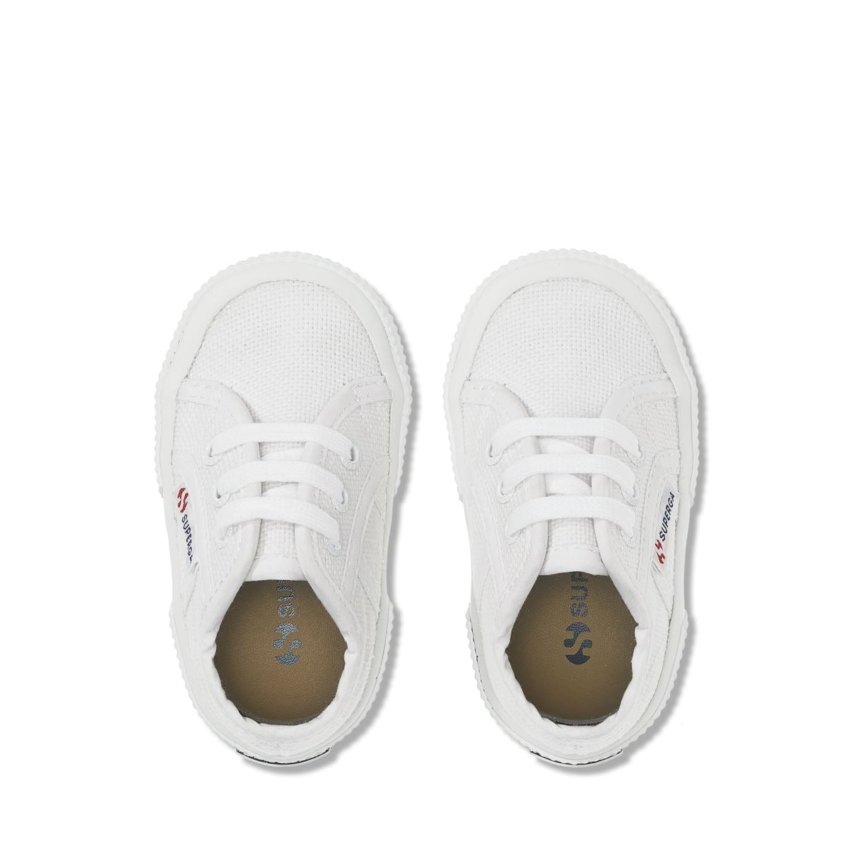 Le Superga Kid unisex 2750 BABY CLASSIC Sneaker WHITE Dressed Back (jpg Rgb)		